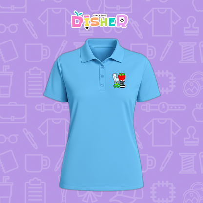 PBD-D-069: Polo Bordada Dry Fit Dama I Love