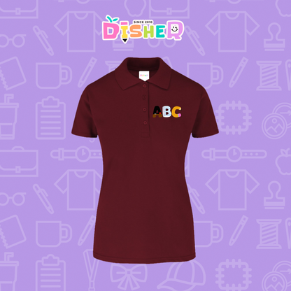PBY-D-0099: Polo Bordada 50/50 Dama I Abc