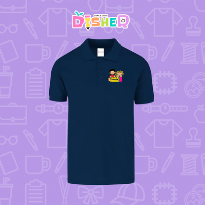 PBY-C-0081: Polo Bordada 50/50 Caballero I Niños preescolar