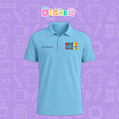 PBD-C-0063: Polo Bordada Dry Fit Caballero I  Crayolitas emociones