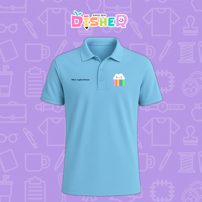 PBD-C-0053: Polo Bordada Dry Fit Caballero I Nubecita