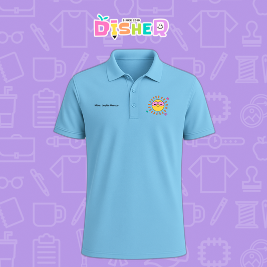 PBD-C-0051: Polo Bordada Dry Fit Caballero I Solecito