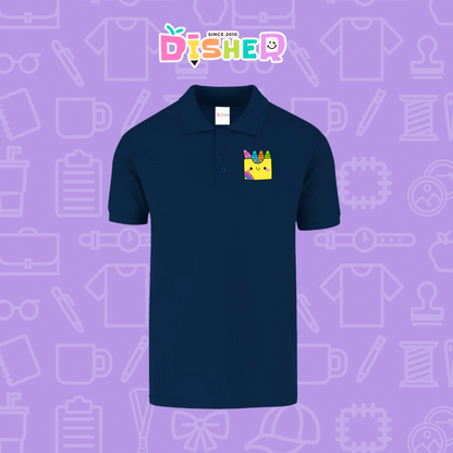 PBY-C-0016: Polo Bordada 50/50 Caballero I Cajita crayola