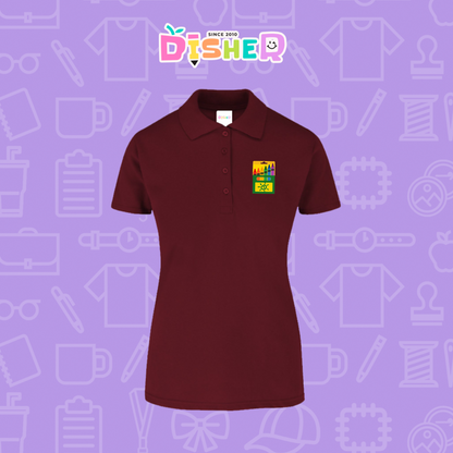 PBY-D-0059: Polo Bordada 50/50 Dama I Crayolas cajita