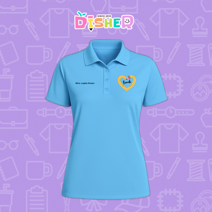PBD-D-100: Polo Bordada Dry Fit Dama I Lápiz teach