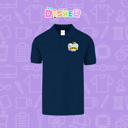 PBY-C-0093: Polo Bordada 50/50 Caballero I Corazón papel primaria