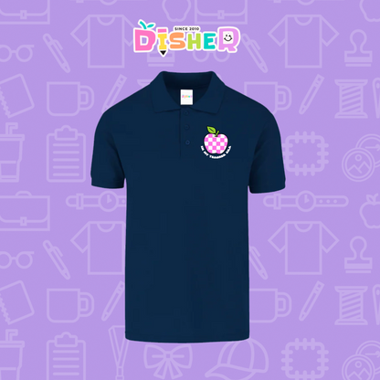 PBY-C-0026: Polo Bordada 50/50 Caballero I Manzana cuadros